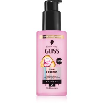 Schwarzkopf Gliss Liquid Silk ser fara clatire pentru intarire si stralucire - imagine 2
